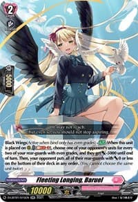 Fleeting Longing, Baruel - D-LBT01: Lyrical Melody - Cardfight Vanguard card
