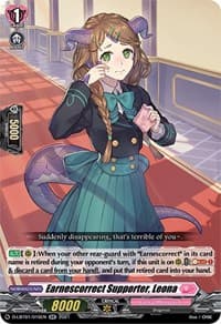 Earnescorrect Supporter, Leona - D-LBT01: Lyrical Melody - Cardfight Vanguard card