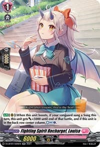 Fighting Spirit Recharge!, Louisa - D-LBT01: Lyrical Melody - Cardfight Vanguard card