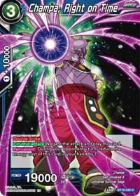 Champa, Right on Time - Saiyan Showdown - Dragon Ball Super: Masters card