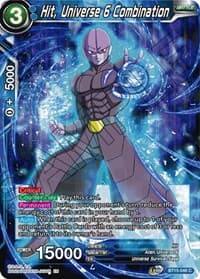 Hit, Universe 6 Combination - Saiyan Showdown - Dragon Ball Super: Masters card