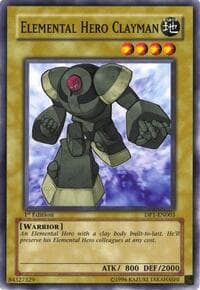 Elemental Hero Clayman - Duelist Pack 1: Jaden Yuki - YuGiOh card