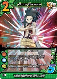 Quick Creation - UniVersus: My Hero Academia - UniVersus card