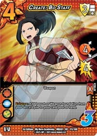 Create: Bo Staff - UniVersus: My Hero Academia - UniVersus card