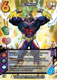 All Might - UniVersus: My Hero Academia - UniVersus card