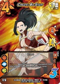 Create: Bo Staff (XR) - UniVersus: My Hero Academia - UniVersus card