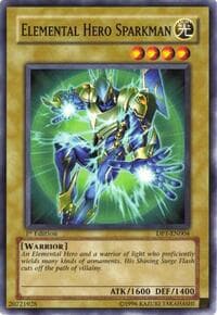 Elemental Hero Sparkman - Duelist Pack 1: Jaden Yuki - YuGiOh card