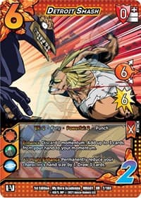 Detroit Smash - UniVersus: My Hero Academia - UniVersus card