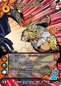 Detroit Smash (XR) - UniVersus: My Hero Academia - UniVersus card