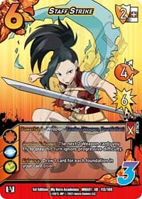 Staff Strike (XR) - UniVersus: My Hero Academia - UniVersus card