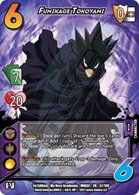 Fumikage Tokoyami (XR) - UniVersus: My Hero Academia - UniVersus card
