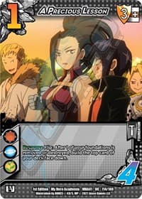 A Precious Lesson - UniVersus: My Hero Academia - UniVersus card