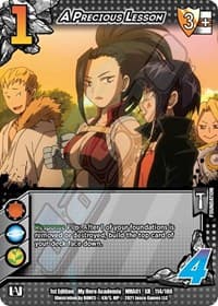 A Precious Lesson (XR) - UniVersus: My Hero Academia - UniVersus card