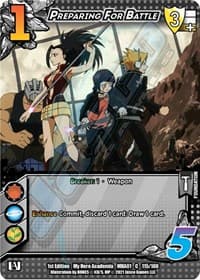 Preparing for Battle - UniVersus: My Hero Academia - UniVersus card