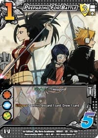 Preparing for Battle (XR) - UniVersus: My Hero Academia - UniVersus card