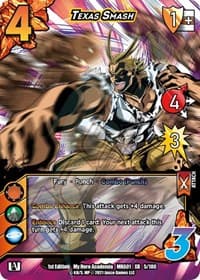 Texas Smash (XR) - UniVersus: My Hero Academia - UniVersus card