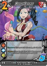 Rising Starlet - UniVersus: My Hero Academia - UniVersus card