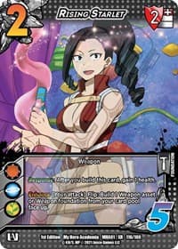 Rising Starlet (XR) - UniVersus: My Hero Academia - UniVersus card