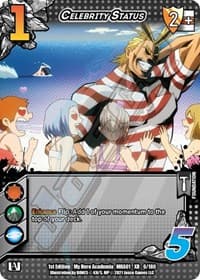 Celebrity Status (XR) - UniVersus: My Hero Academia - UniVersus card
