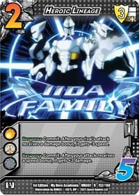 Heroic Lineage - UniVersus: My Hero Academia - UniVersus card