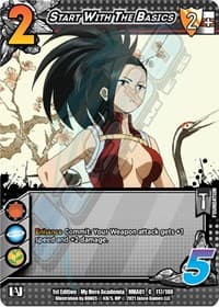 Start With the Basics - UniVersus: My Hero Academia - UniVersus card
