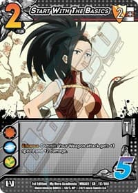 Start With the Basics (XR) - UniVersus: My Hero Academia - UniVersus card