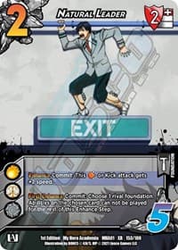 Natural Leader (XR) - UniVersus: My Hero Academia - UniVersus card