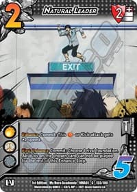 Natural Leader - UniVersus: My Hero Academia - UniVersus card