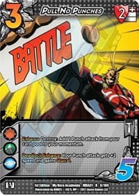 Pull No Punches - UniVersus: My Hero Academia - UniVersus card