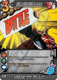 Pull No Punches (XR) - UniVersus: My Hero Academia - UniVersus card