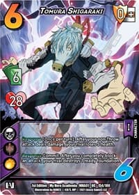 Tomura Shigaraki - UniVersus: My Hero Academia - UniVersus card