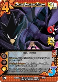 Dark Shadow Talon - UniVersus: My Hero Academia - UniVersus card