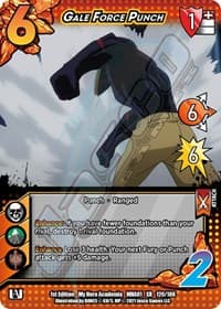 Gale Force Punch (XR) - UniVersus: My Hero Academia - UniVersus card