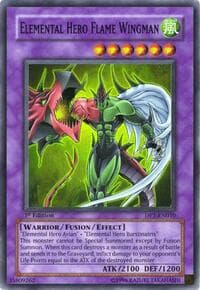 Elemental HERO Flame Wingman - Duelist Pack 1: Jaden Yuki - YuGiOh card