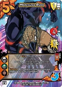 Merciless Rush (XR) - UniVersus: My Hero Academia - UniVersus card