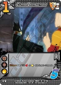 Clever Distraction (XR) - UniVersus: My Hero Academia - UniVersus card