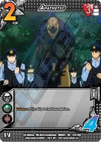Apathetic - UniVersus: My Hero Academia - UniVersus card