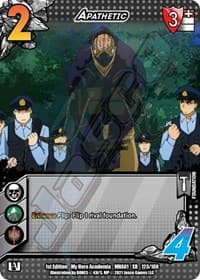 Apathetic (XR) - UniVersus: My Hero Academia - UniVersus card