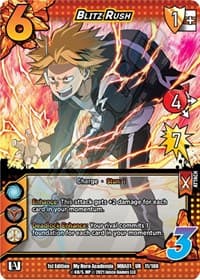 Blitz Rush - UniVersus: My Hero Academia - UniVersus card