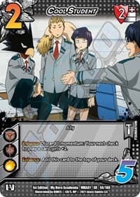 Cool Student (XR) - UniVersus: My Hero Academia - UniVersus card