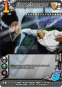 Shock Absorption - UniVersus: My Hero Academia - UniVersus card