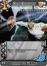 Shock Absorption (XR) - UniVersus: My Hero Academia - UniVersus card