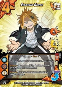 Electric Surge (XR) - UniVersus: My Hero Academia - UniVersus card