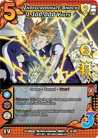 Indiscriminate Shock 1,300,000 Volts - UniVersus: My Hero Academia - UniVersus card