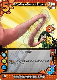 20 Meter Tongue Strike (XR) - UniVersus: My Hero Academia - UniVersus card