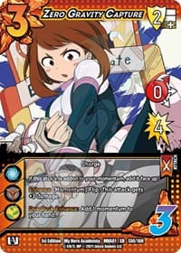 Zero Gravity Capture (XR) - UniVersus: My Hero Academia - UniVersus card