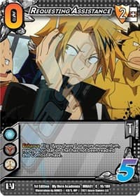 Requesting Assistance - UniVersus: My Hero Academia - UniVersus card