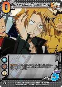 Requesting Assistance (XR) - UniVersus: My Hero Academia - UniVersus card