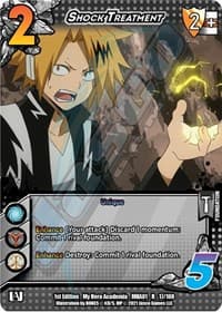 Shock Treatment - UniVersus: My Hero Academia - UniVersus card