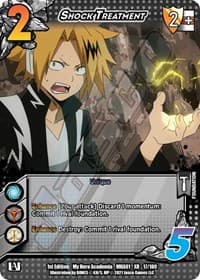Shock Treatment (XR) - UniVersus: My Hero Academia - UniVersus card